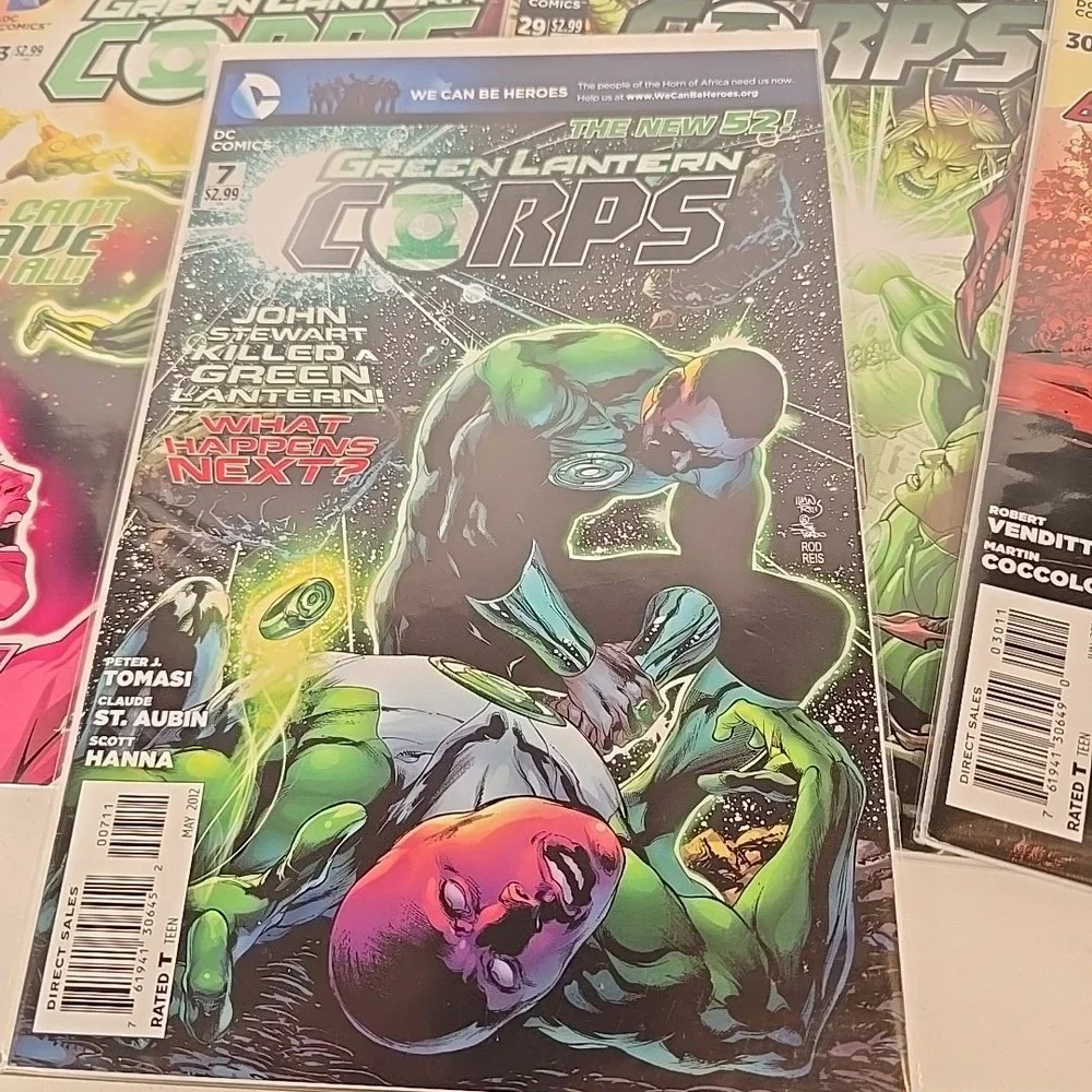 Green‎ Lantern Corps #1 & #5-7, 22, 23, 29, & 30 DC Comics 2012-2014 The New 52!